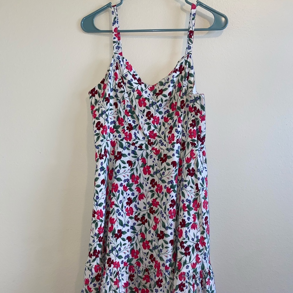 White floral old navy dress